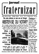 1ª página do Jornal Fraternizar N.º 173